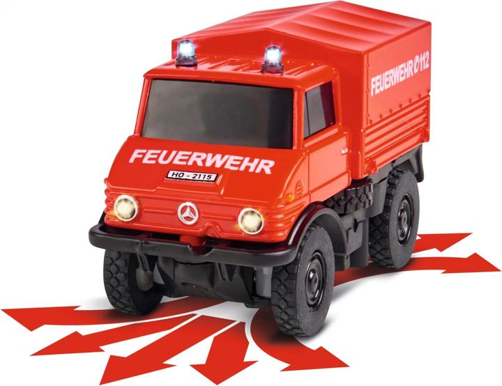 Produktbild Carson MB Unimog U406 Feuerwehr Elektro Brushed 1:87 100%-RTR (RTR Ready-to-Run)