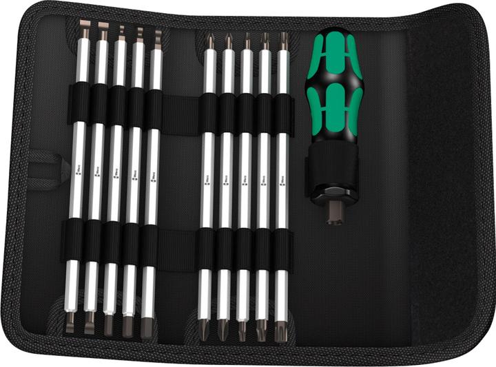 Wera 88/1 Vario-Satz (Phillipps-Kreuzschlitz (PH), Torx (TX), Innensechskant, Pozidriv-Kreuzschlitz (PZ), Schlitzschrauben)