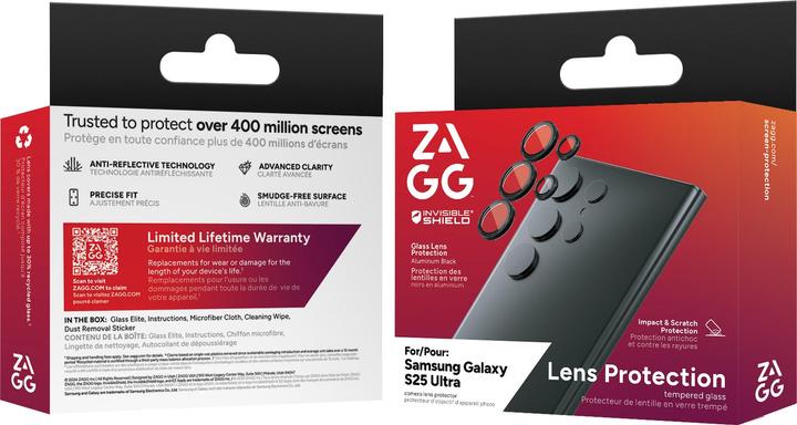 Image du produit Zagg Glass (Camera Lens) (5 pièce(s), Samsung Galaxy S25 Ultra)