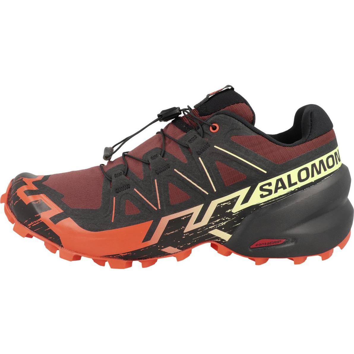 Salomon, Herren, Laufschuhe, Speedcross 6 - 61641 (46 2/3), Rot