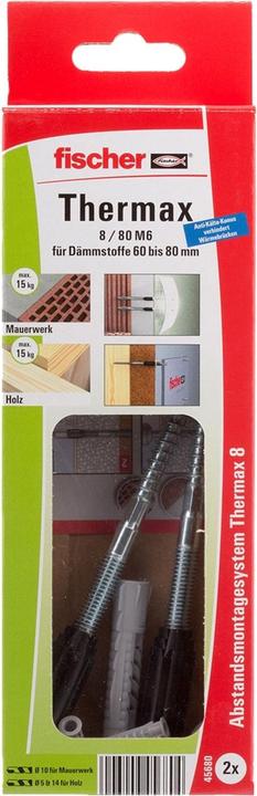 Immagine prodotto Fischer TherMax 8/80 M6 (2 pz.)
