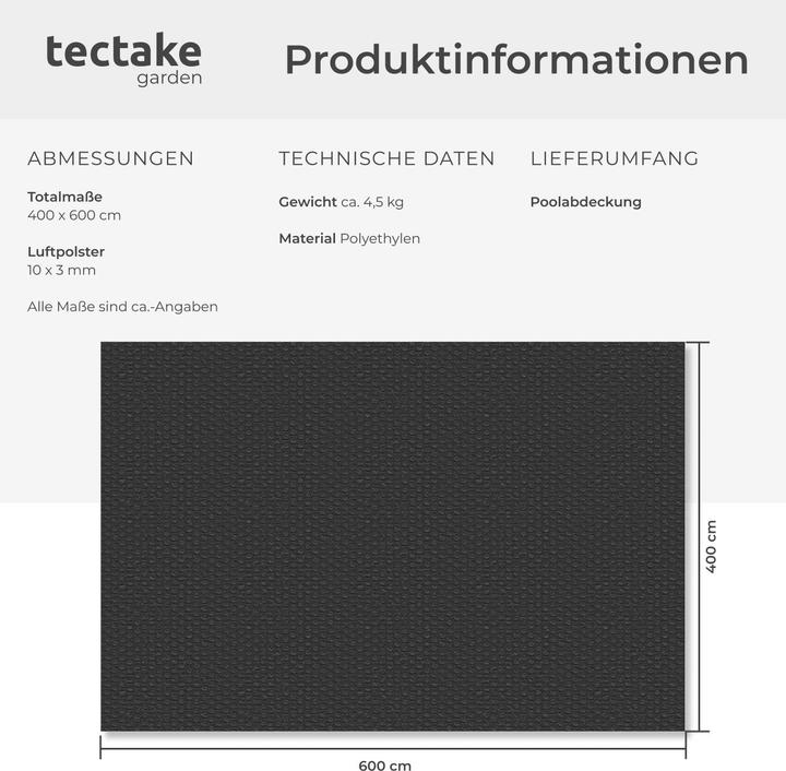 Produktbild tectake Poolabdeckung