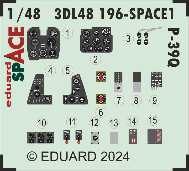 Actual product image Eduard P-39Q SPACE ARMA HOBBY