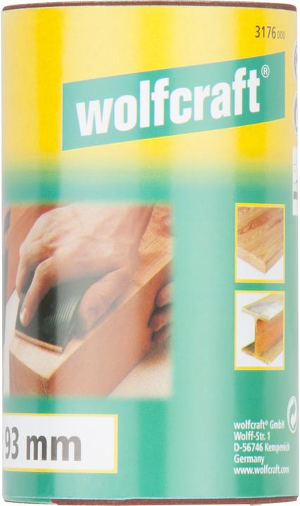 Productafbeelding wolfcraft wolfcraft 1 rol schuurpapier Kor. K240, 5mx93mm (240)