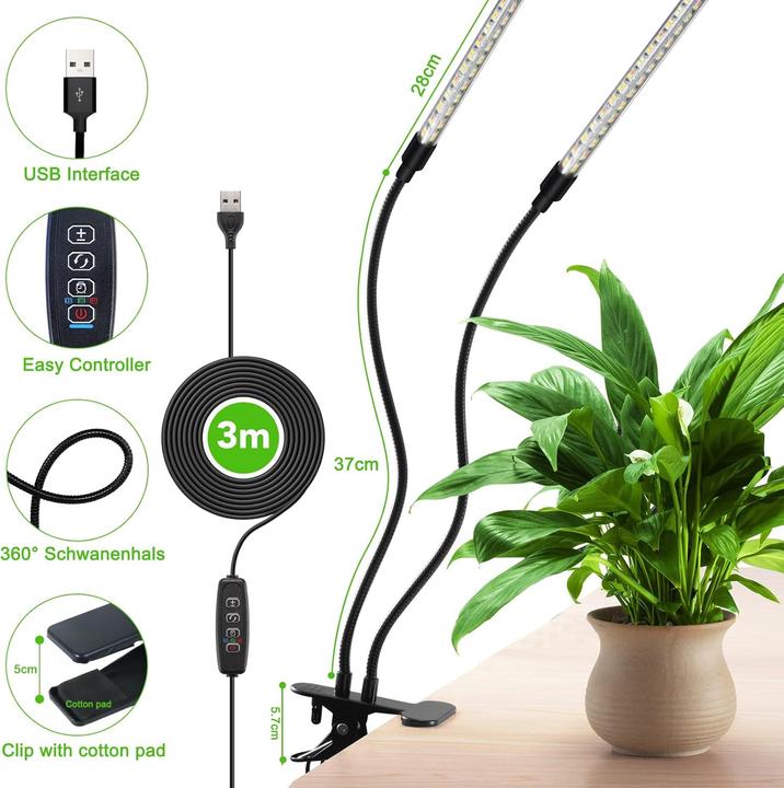 Immagine prodotto Cokolila LED Pflanzenlampe (LED, 240 V)