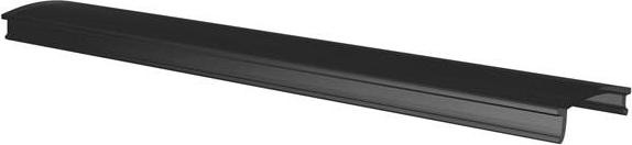 Actual product image LEDsON Top diffuser for LED wall light, SL series - polycarbonate UV rod. - 3 m - black frosted