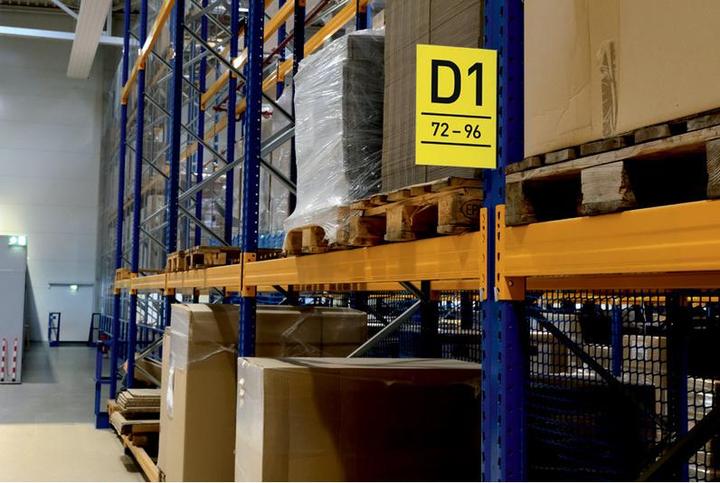 Actual product image Durable Gangschild magnetisch A4 hoch 10 stk