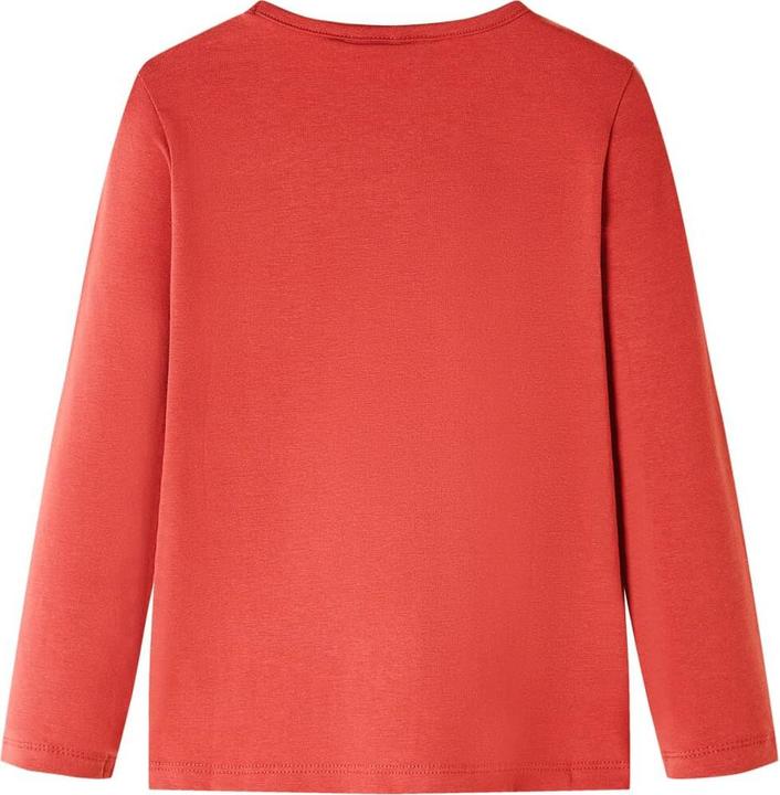Immagine prodotto VidaXL Camicia da bambino a maniche lunghe rosso scuro 128,Materiale: 95 % cotone (128)