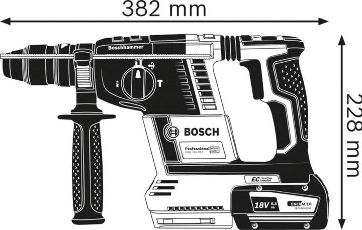 Produktbild Bosch Professional GBH 18V-26F (Akkubetrieb)