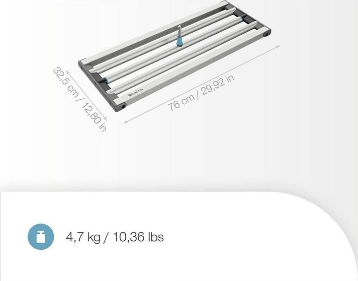 Actual product image Gardena combisystem-Rasenrakel