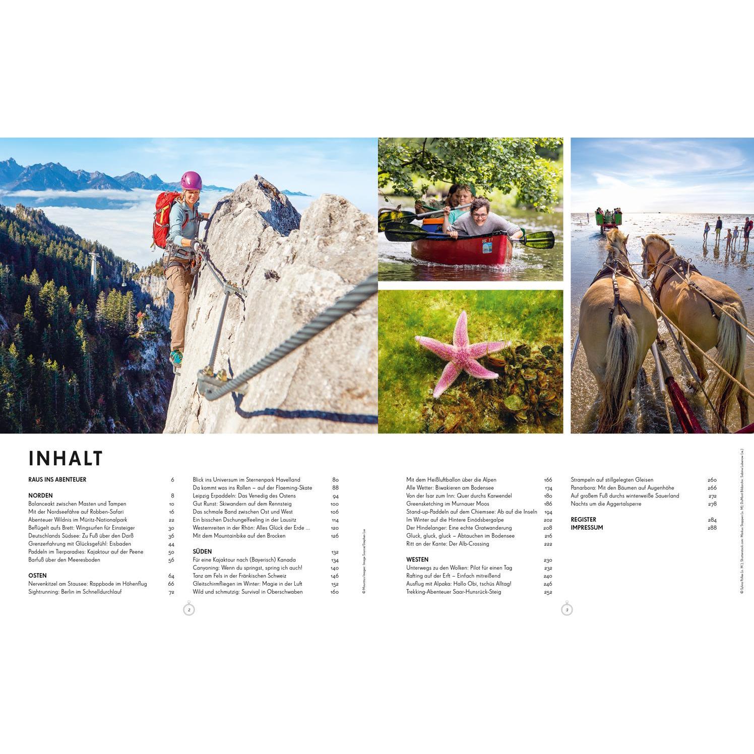 Thumbnail - Bildband Legendäre Outdoorabenteuer in Deutschland, Ratgeber von Christian Haas, Alexandra Lattek, Moritz Jacobi, Aileen...