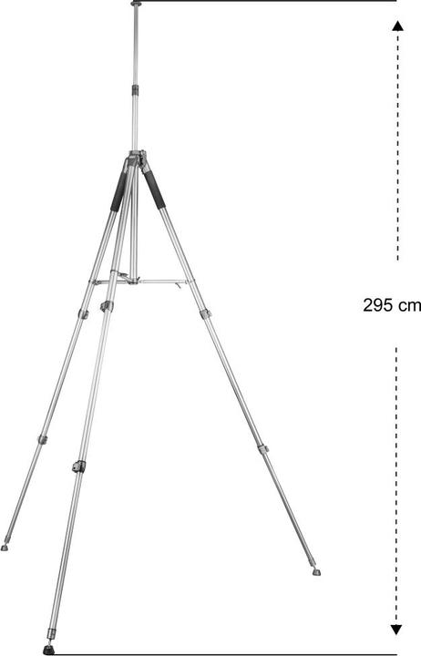 Produktbild mantona Alto 295 Stativ mit Kurbelsäule (Metall)