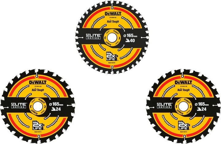 Actual product image DeWalt Circular saw blade set DT10397