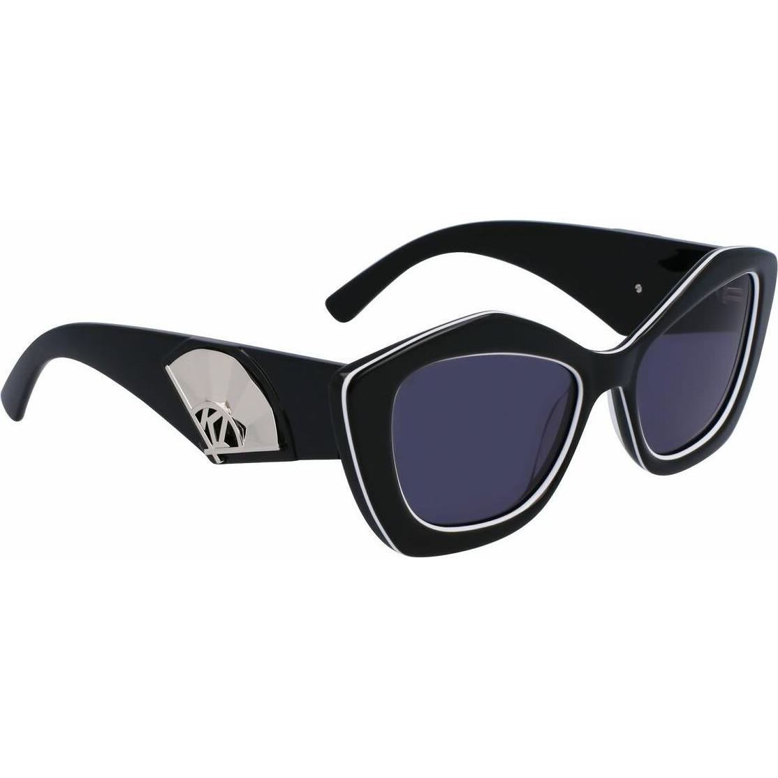 Karl Lagerfeld Donna Nero Donne, Occhiali Da Sole, Ladies' Sunglasses Kl6127s-5218006 Ã˜ 52 Mm