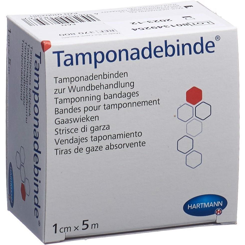 DermaPlast, Verbandsmaterial, Tamponadebinde 1cmx5m steril
