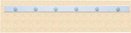 Productafbeelding Magnetoplan MAGNETOWALL - Wandgordijnrail (10 x)