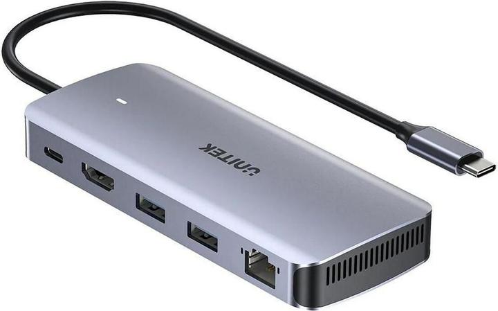 Produktbild Unitek AKTYWNY HUB USB-C 10GBPS M.2 HDMI PD 100W (USB-C, 5 Ports)