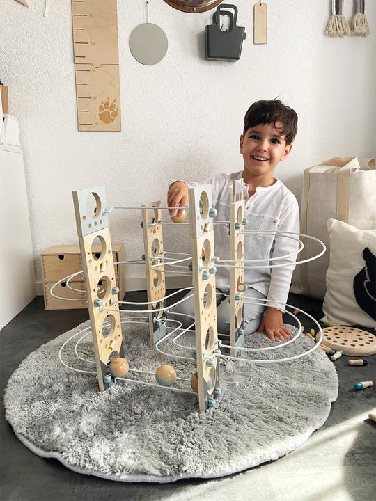 Actual product image small foot Modular ball track