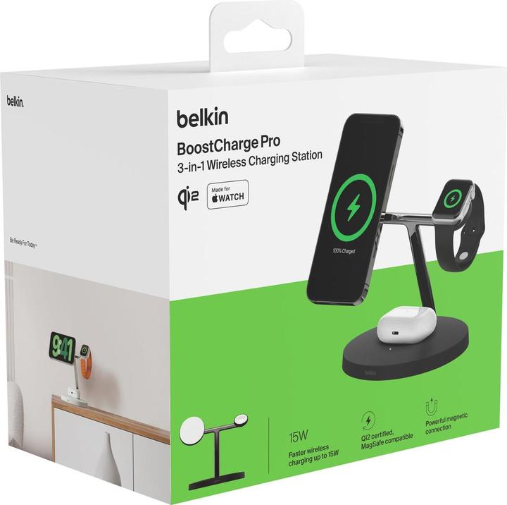 Image du produit Belkin Boost Charge Pro Qi2 3in1 (15 W)
