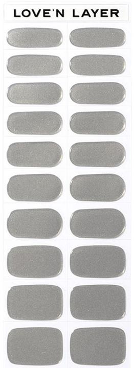 Image du produit Love'n Layer - Acier brillant métallique (Acier brillant métallique, Vernis à ongles effet gel)