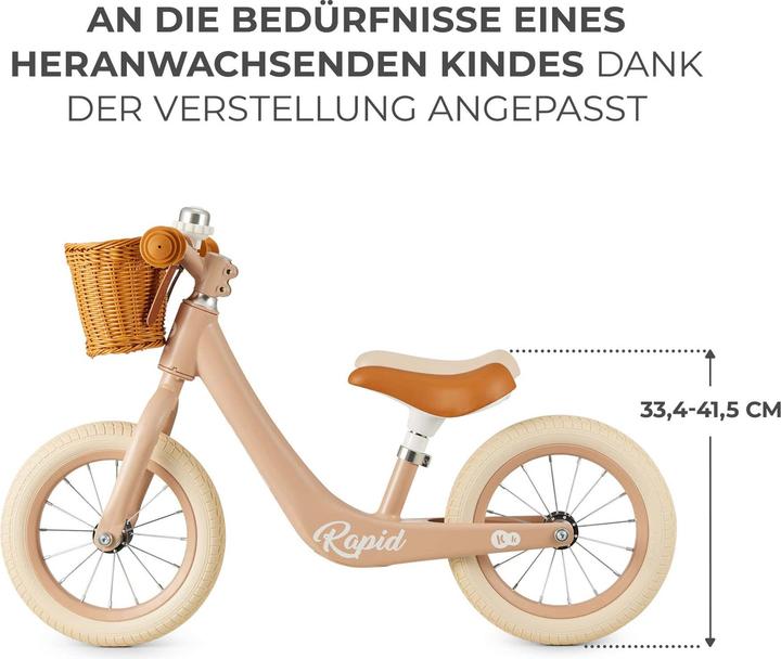 Produktbild KinderKraft Laufrad RAPID 2 PINK (11.81")