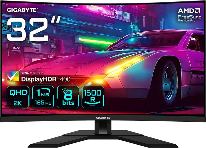 Productafbeelding Gigabyte M32QC (2560 x 1440 pixels, 31.50")