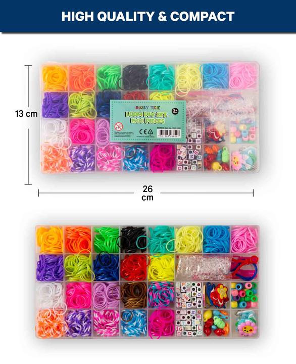 Produktbild I Am Creative Loom DIY Set, 1500 Stk.