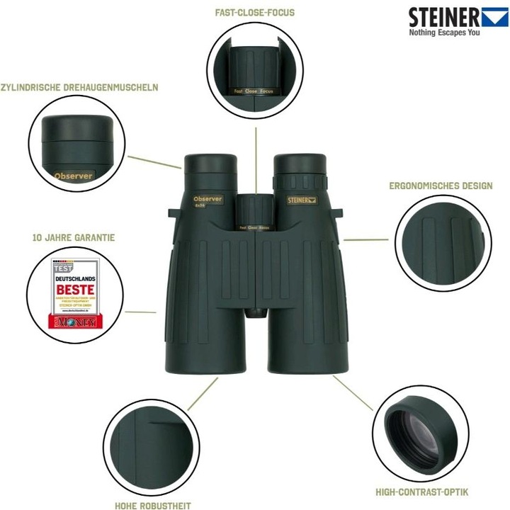 Produktbild Steiner Fernglas Observer 8x56 (8 x, 56 mm)