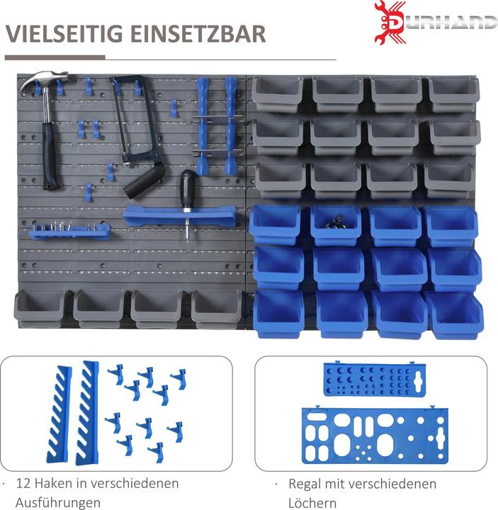 Actual product image Homcom Tool wall set 44 pieces
