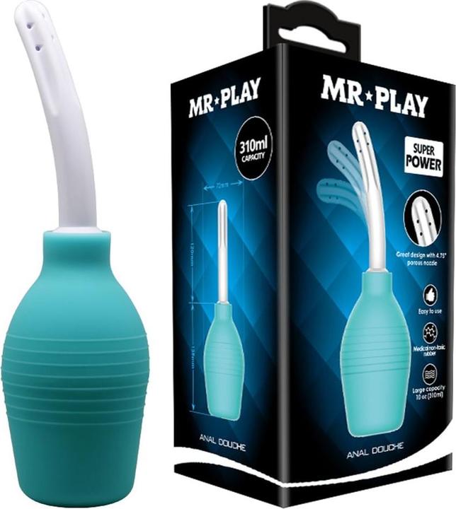 Image du produit Mr. Play Mr Play - Douche Anale En Caoutchouc Bleu Poire