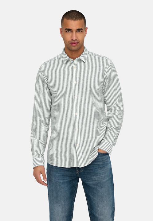 Produktbild Only & Sons Onscaiden Life Ls Stripe Linen 660 Noos (XS)