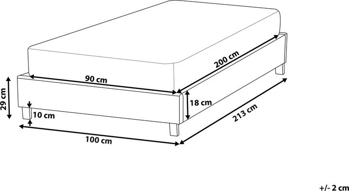 Image du produit Beliani Roanne (90 x 200 cm)