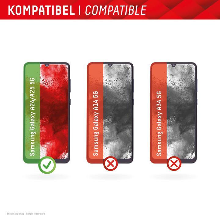 Produktbild Displex Real Glass, 2D Panzerglas (1 Stück, Samsung Galaxy A24, Samsung Galaxy A25 5G)