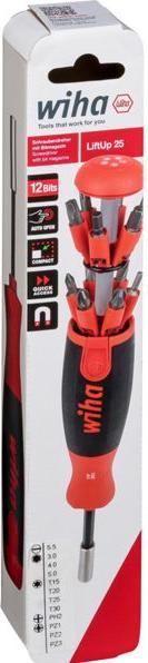 Produktbild Wiha LiftUp 25 (Aussensechskant, Innensechskant, Phillipps-Kreuzschlitz (PH), Pin-torx, Pozidriv-Kreuzschlitz (PZ), Schlitz)