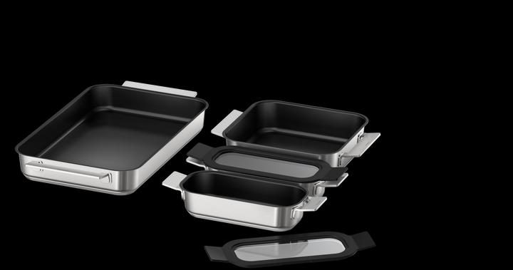 Bosch Hausgeräte Cookware set, HEZ9FF040 (Pan set + pot set, Stainless steel)