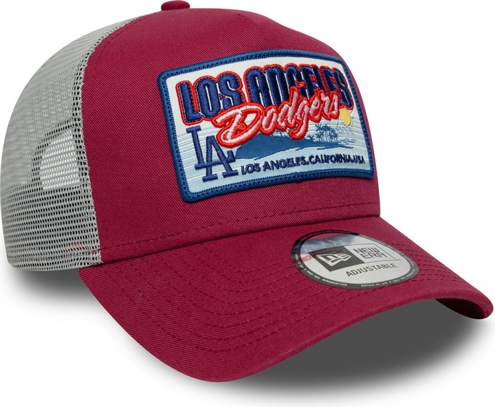 Actual product image New Era A-Frame Trucker Cap - MLB Patch Los Angeles Dodgers (One size)