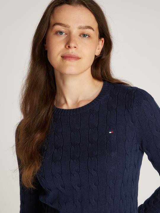 Produktbild Tommy Hilfiger Co Cable Mid Gg Ls C-Nk Swt (3XL)