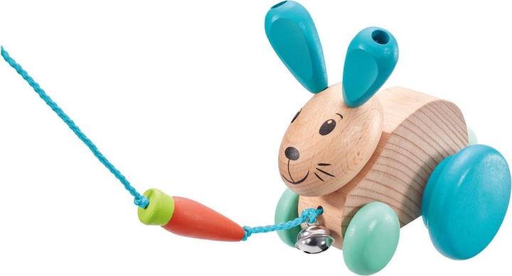 Selecta Spielzeug Lapin à tirer Henny Hoppel 13cm