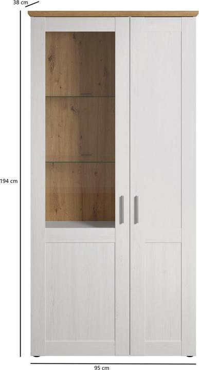 Ebuy24 Vitrinenschrank Shade