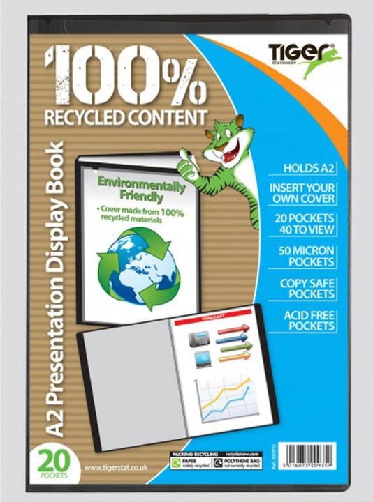 Image du produit Tiger - Cahier de presentation à pochettes (A2, 20 x)