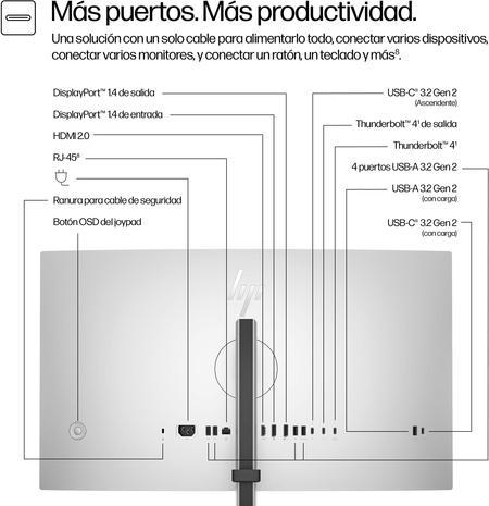 Produktbild HP 727pm Docking Display (3840 x 2160 Pixel, 27")