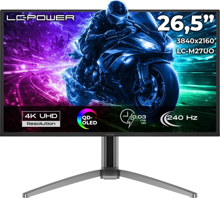 Actual product image LC-Power LC POWER Monitor LC-M27UO, Bildschirmdiagonale: 26.5 " (3840 x 2160 Pixels, 26.50")