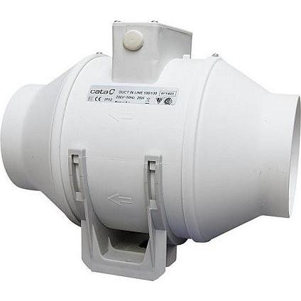 Cata Bianco Ventola Di Ventilazione, Duct In-Line 100/130