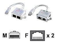 Produktbild Value RJ45 T-Adapter (RJ45, RJ45 (2x))