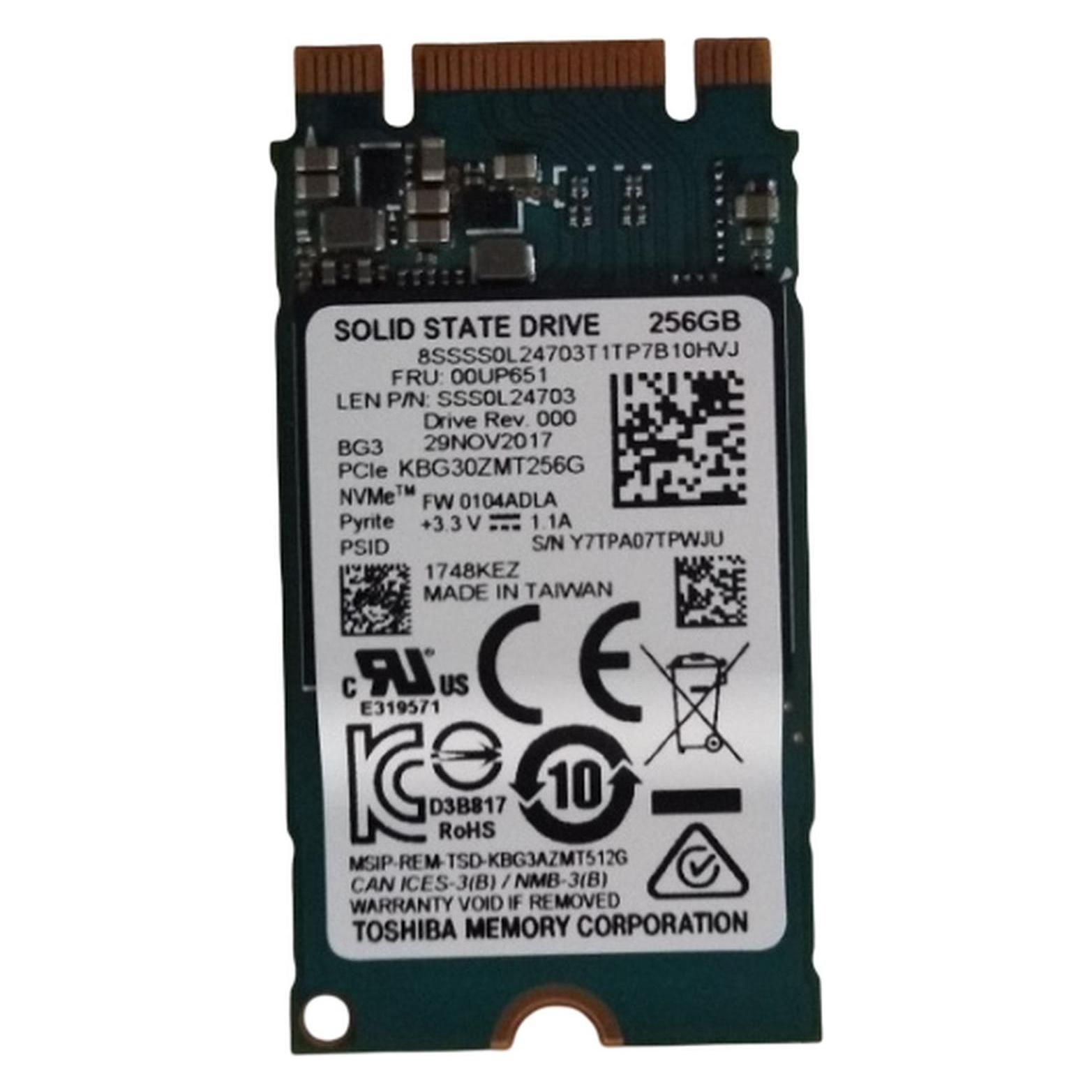 Lenovo SSD 256GB M.2 2242 PCIe3x2 (256 GB, M.2 2242), SSD