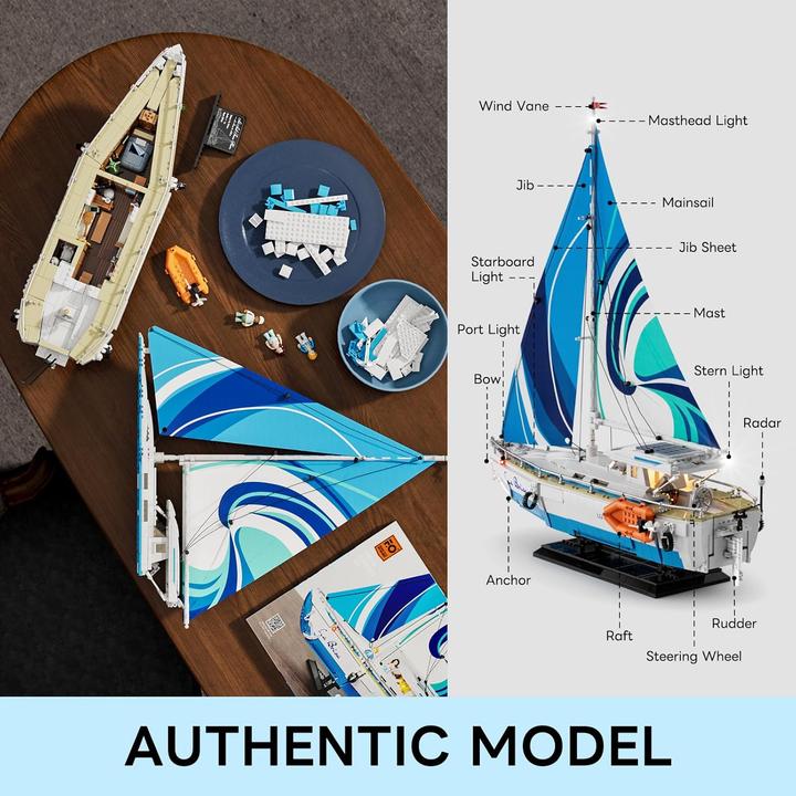 Produktbild Lumibricks La Brisa Segelschiff