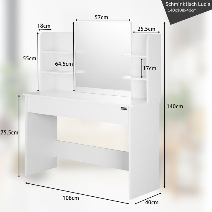 Image du produit Casaria Lucia (108 x 40 x 140 cm)