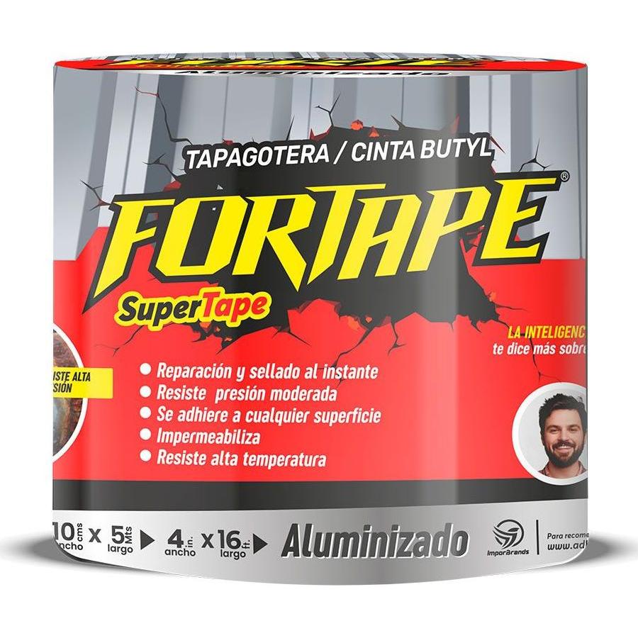 Fortape Aluminized butyl leak cover tape 100 mm x 5 m (100 mm) (64833516)