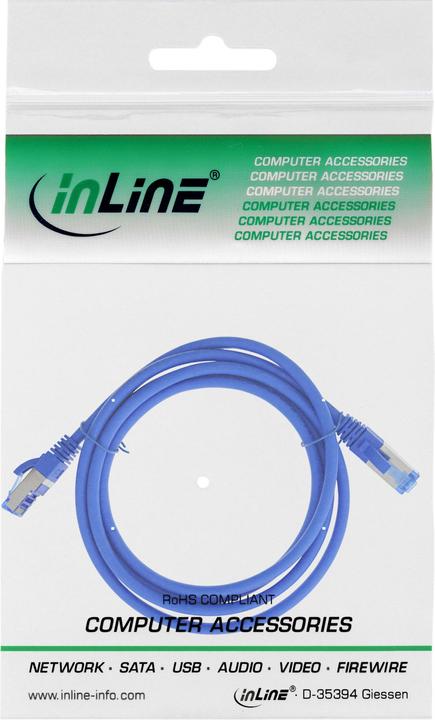 Produktbild InLine Patchkabel Cat.6A, S/FTP (PiMf), 500MHz (S/FTP, CAT6a, 3 m)