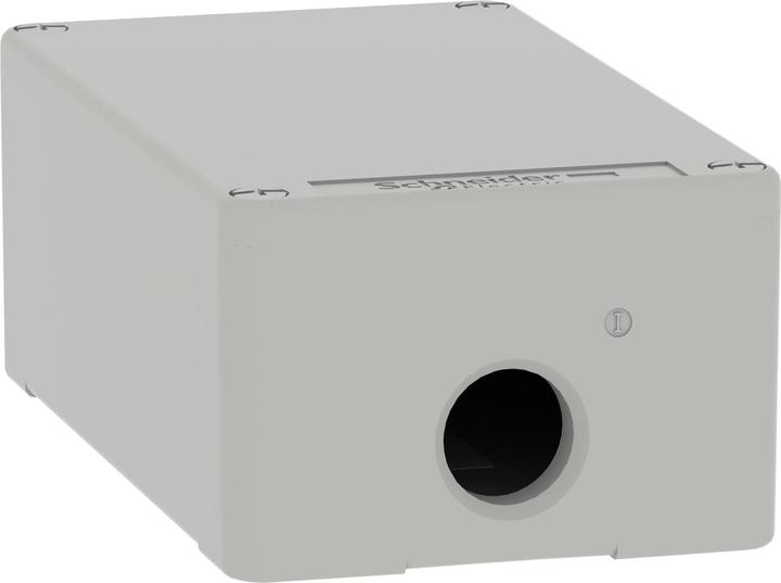 Produktbild Schneider Electric XAPD21 Leergehäuse XAP Metall grau ohne Bohrung - CSA (Gehäuse)